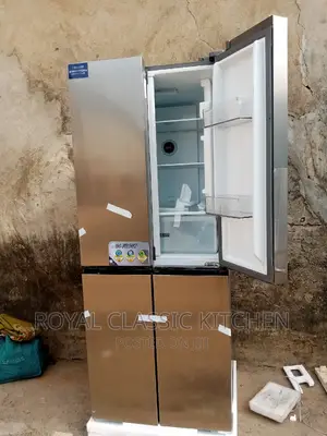 Stainless Steel 4 Doors Refrigerator and Freezer