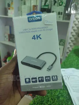 Usb-C to Hdmi/Vga /Audio/Usb3.0 Hub Adapter