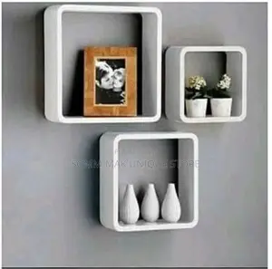 Decorative Wall Cubes -3 in 1- White