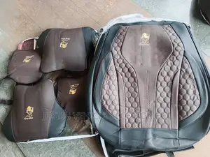 Gold Horse Black and Brown Seat Cover