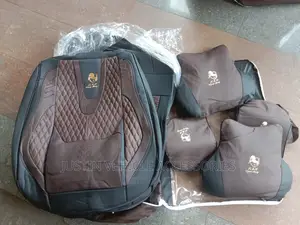 Gold Horse Black and Brown Seat Cover