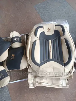 Gold Horse Black and Beige Seat Cover