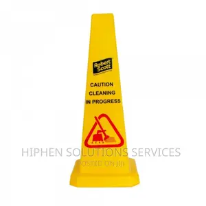 Yellow Traffic Square Cone