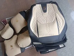 Gold Horse Black And Beige Seat Cover J