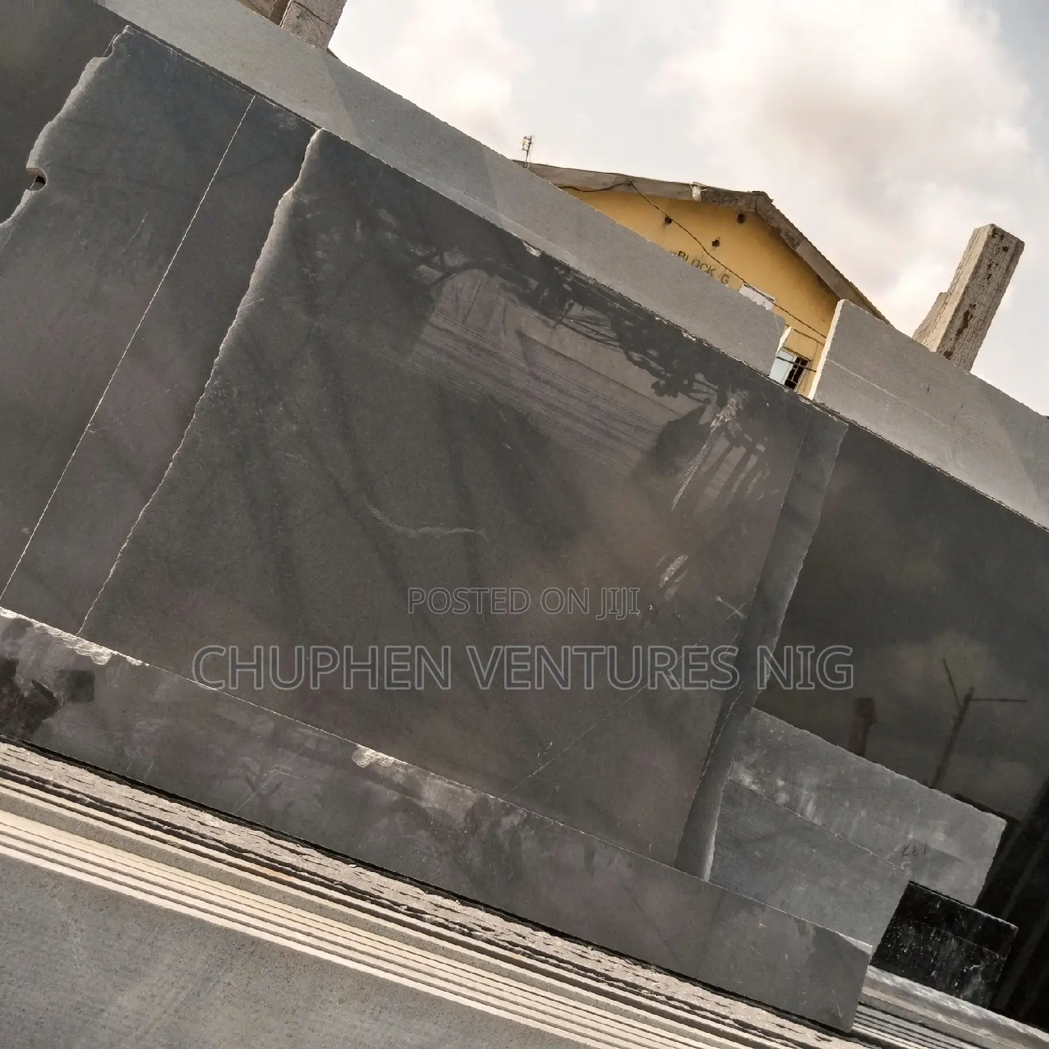 Black Galaxy Granite Slab