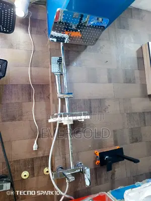 Pure Steel Shower Mixer Set With Complete Accessories