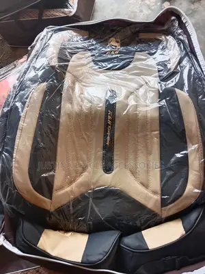 Gold Horse Milk and Black Seat Cover