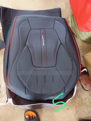 Gold Horse Full Black With Red Line Original Seat Cover