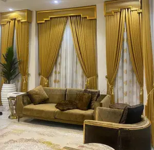 High Quality and Affordable Golden Color Curtains
