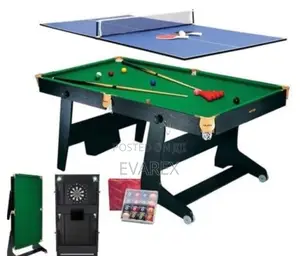 2 in 1 Game Bord, Snooker and Tennis.