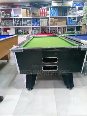 Black Gloss Marble And Coin Snooker Board
