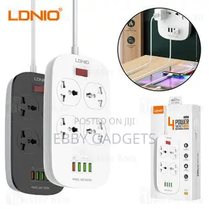 LDNIO SC4407 4 Power Socket and 4 USB Charging Port