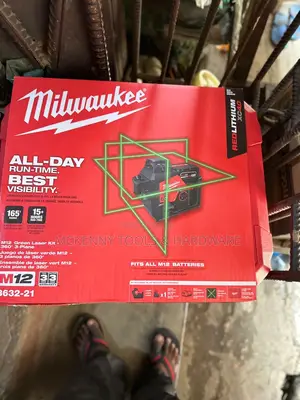 Milwaukee 3632-21 M12 Green 360 Degree 3-Plane Laser Kit