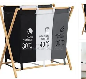 Fiona Magic Laundry Hamper With 3 Compartments - 145L