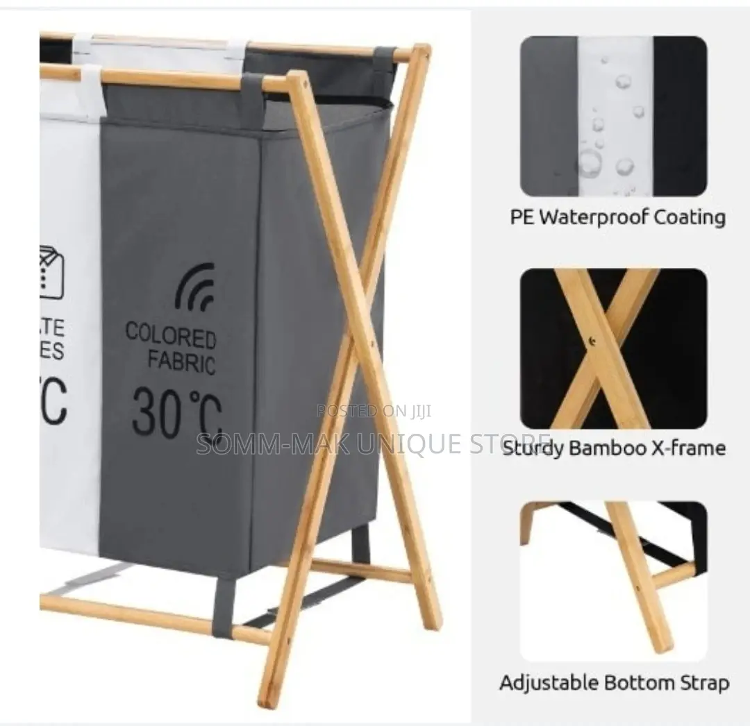 Fiona Magic Laundry Hamper With 3 Compartments - 145L