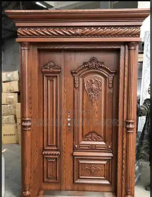 4ft Ark and Pillar Copper Door (Royal Handle)