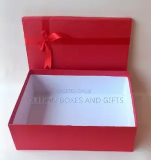 Red Gift Box With Ribbon