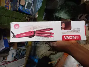 Nova 3 In 1 Hair Straightener, Curler And Comb