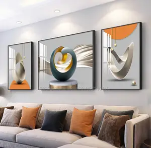 Luxury Interior Abstract Artwork Frames