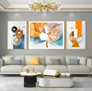 Luxury Interior Abstract Artwork Frames