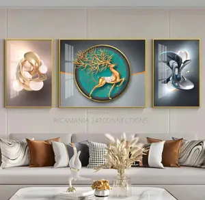 Luxury Interior Abstract Artwork Frames