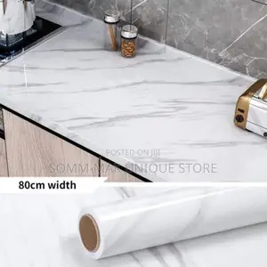Marble Wall Sticker - White