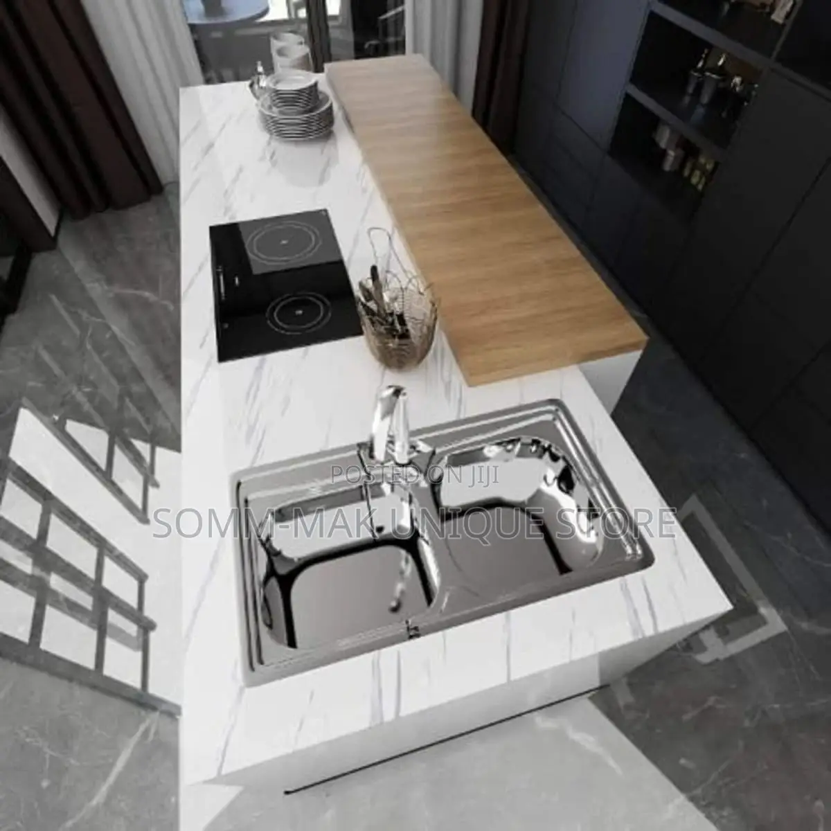 Marble Wall Sticker - White