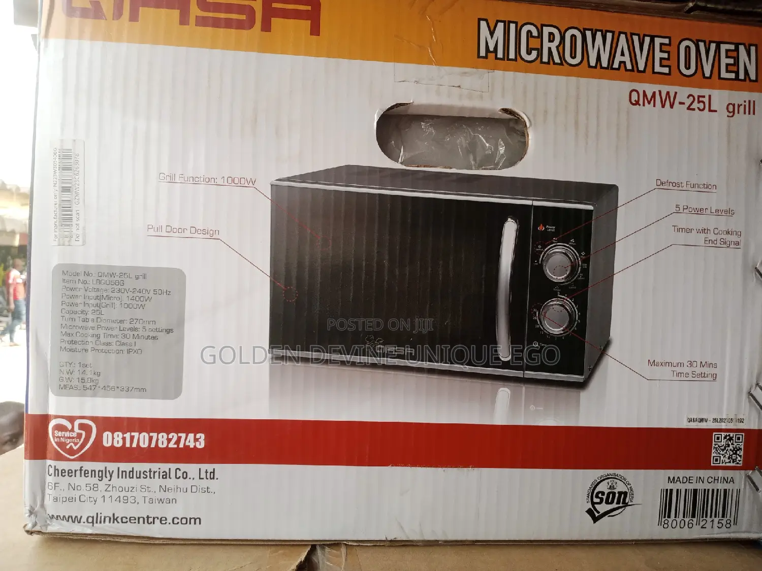 Qasa Microwave With Grill