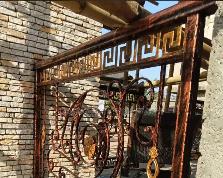 Iron Gate With Design