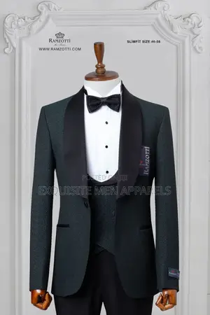Italian Bespoke Ramzotti Tuxedo Design Men’S Suit