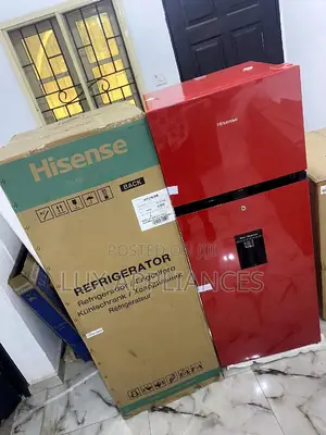 Hisense 205DRB 204L Double Door Refrigerator-Red