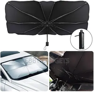 Portable Car Windshield Foldable Car Sunshade Umbrella Winds
