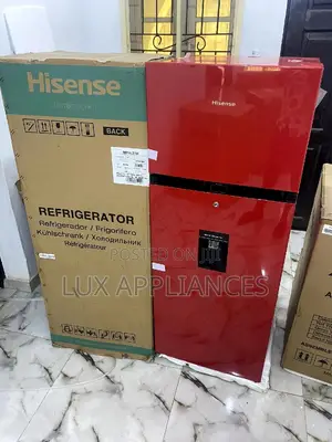 Hisense 205DRB 204L Double Door Refrigerator-Red