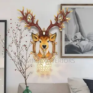 Antelope Deer Crystal Wall Lamp