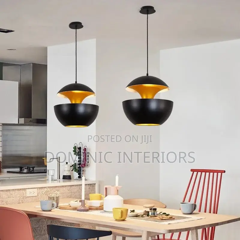 Black Desk Pendant Light
