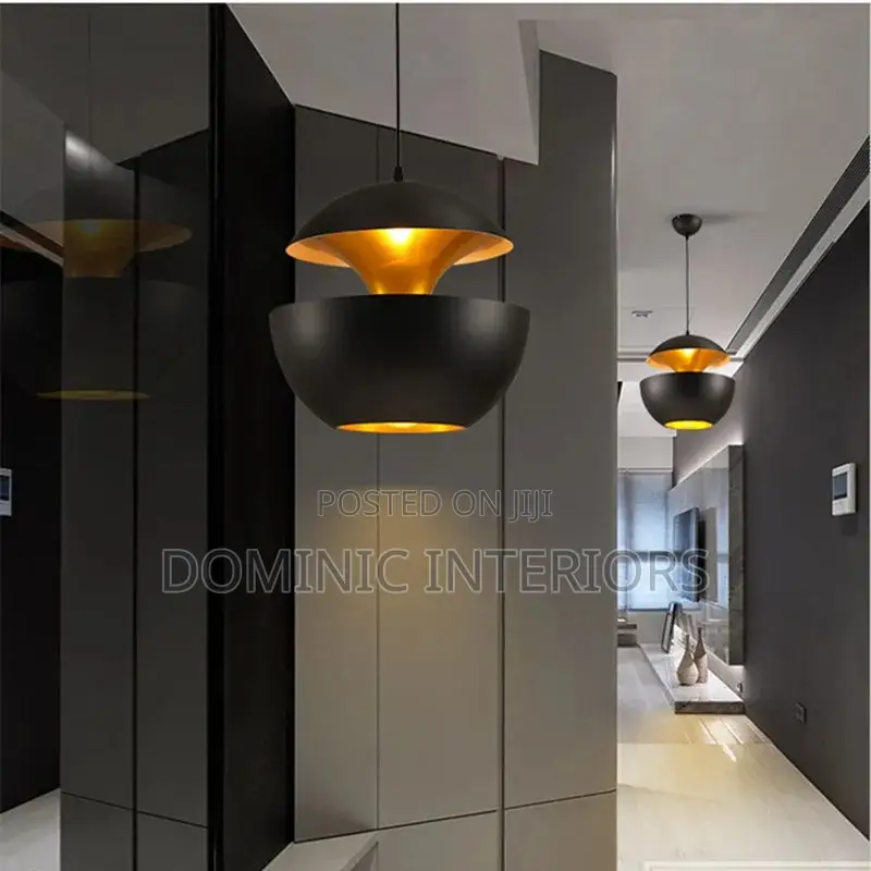 Black Desk Pendant Light