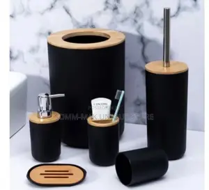 Bathroom and Toilet Accessories Set- 6 PCS