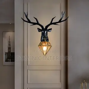 Deer Head Wall Lamp
