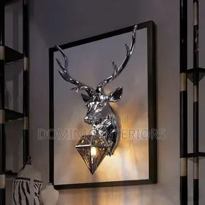 Deer Head Wall Lamp