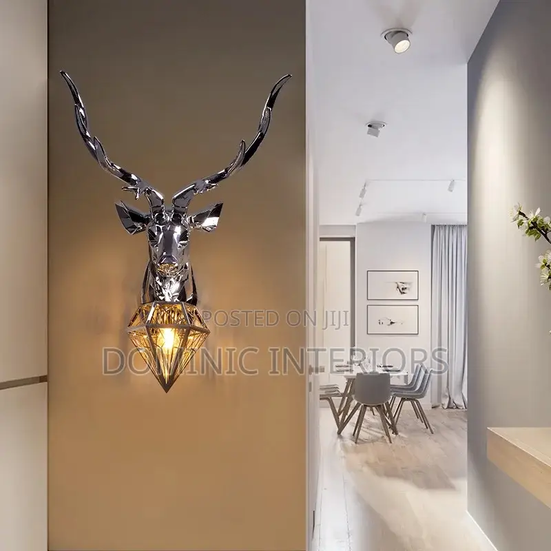 Deer Head Wall Lamp