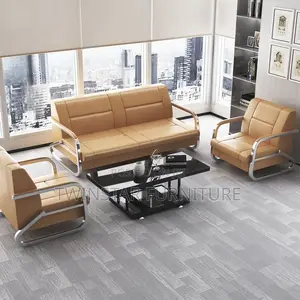 New Modern 5 Seaters Executive Office Leather Sofa Chair