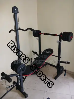 Weight Bench / Bench Press With Lat Pulldown and 50kg Weight