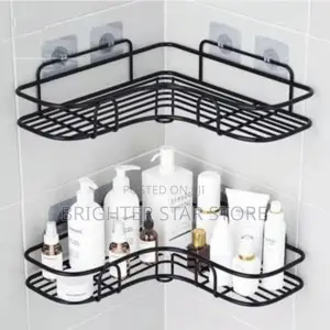 Corner Racks Bathroom Shelf Iron Wall Mounted -1pcs