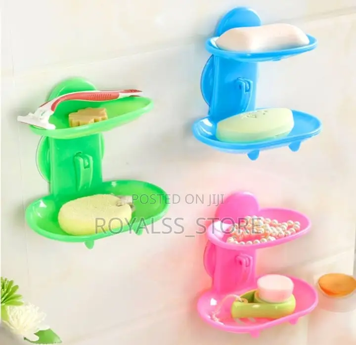 Double Layer Wall Mounted Soap Holder