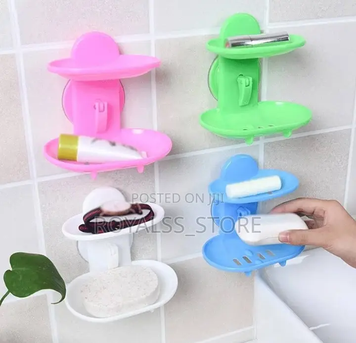 Double Layer Wall Mounted Soap Holder