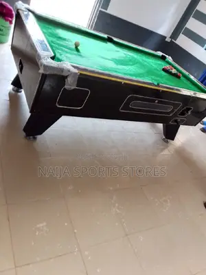 Black Body Gloss Marble and Coin Snooker Board