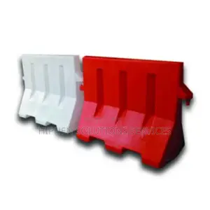 Plastic Traffic Barriers And Road