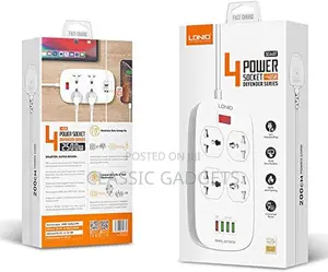 LDNIO Four Independent Switch Sockets With 4 Usb Ports