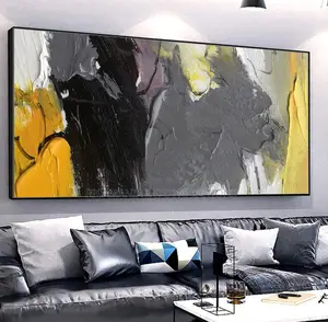 Oil Paint Large Abstract Artwork Frame