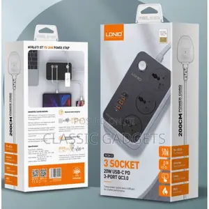 LDNIO 3 Power Socket 3.0 USB With 20W PD